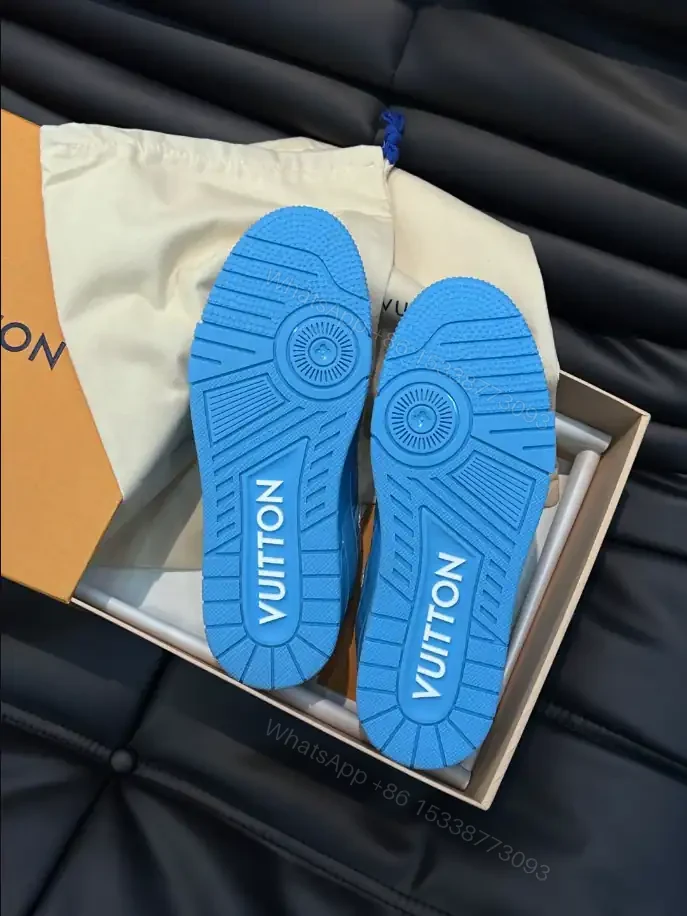 View 8 of LOUIS VUITTON TRAINER SNEAKERS IN BLUE – LSVT339