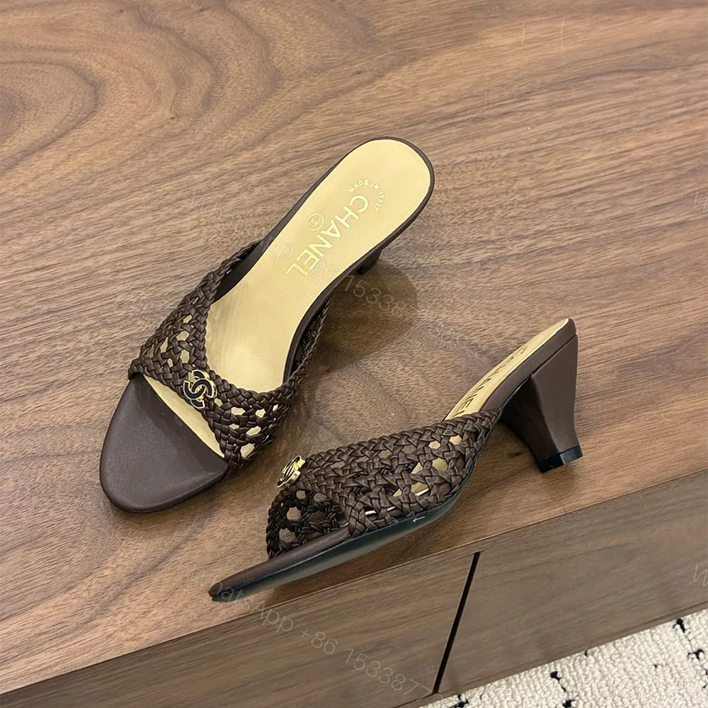 View 5 of CHANEL Braided Mules 804318