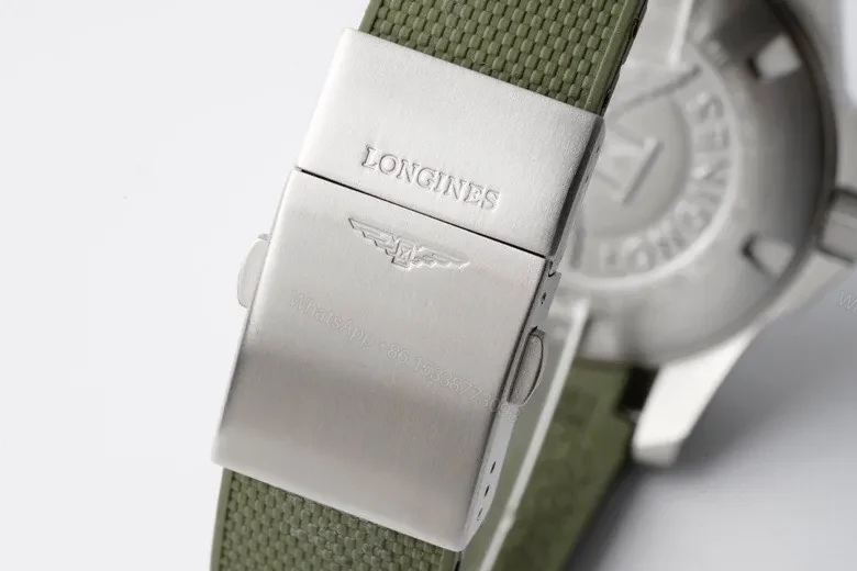 View 7 of Longines Conquest Green Diver Watch Stainless Steel Case Ceramic Bezel Automatic Movement