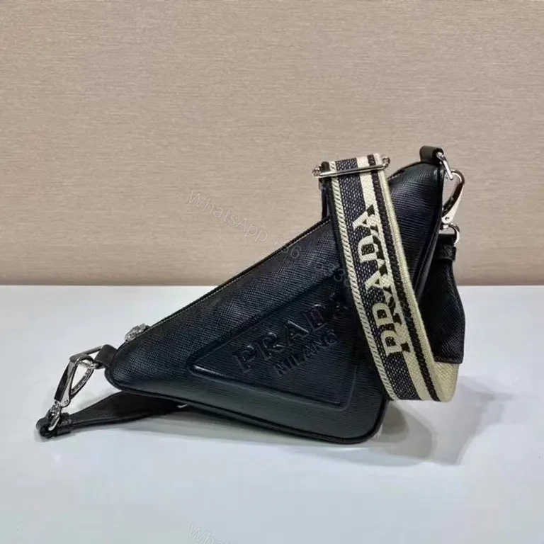 Prada Triangle Crossbody: Saffiano Luxe, Everyday Optics — view 1