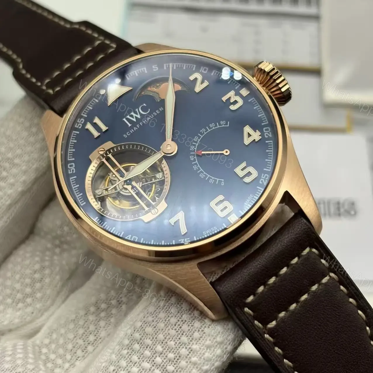 View 4 of Replica IWC Pilot’s Little Prince Tourbillon