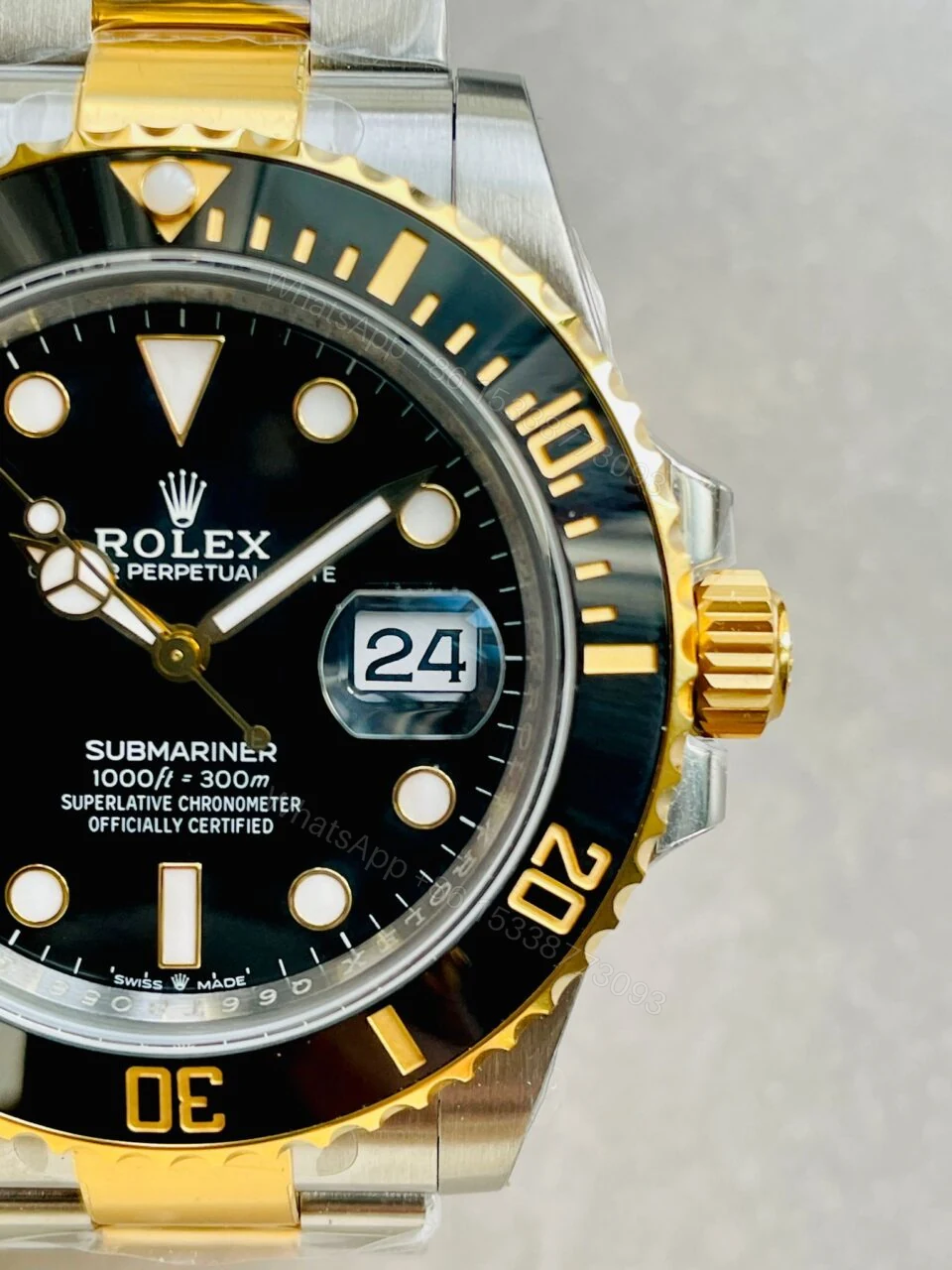 View 6 of VSF FACTORY 1:1 Rolex Submariner Date 126613 LN Bimetal BEST EDITION YG & SS 904L Black Dial Swiss 3235