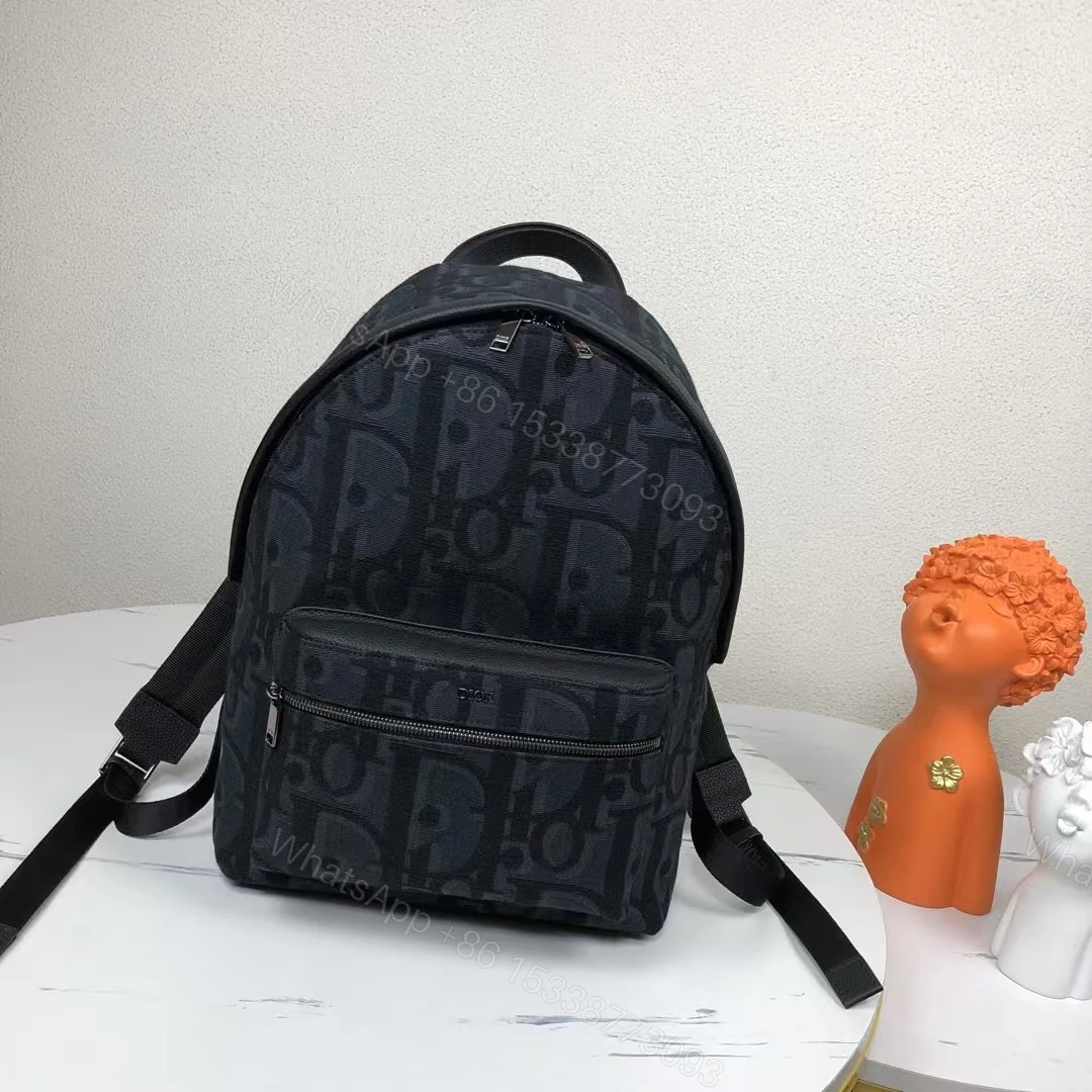 Dior 一比一大字母黑花後背包 潮流感街頭風款 — view 1