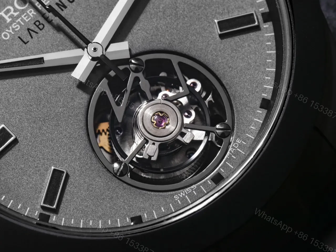 View 4 of Fake Rolex Milgauss Black Tourbillon Slate PVD 116400 RLX-MIL-116400-PVD-TBLK