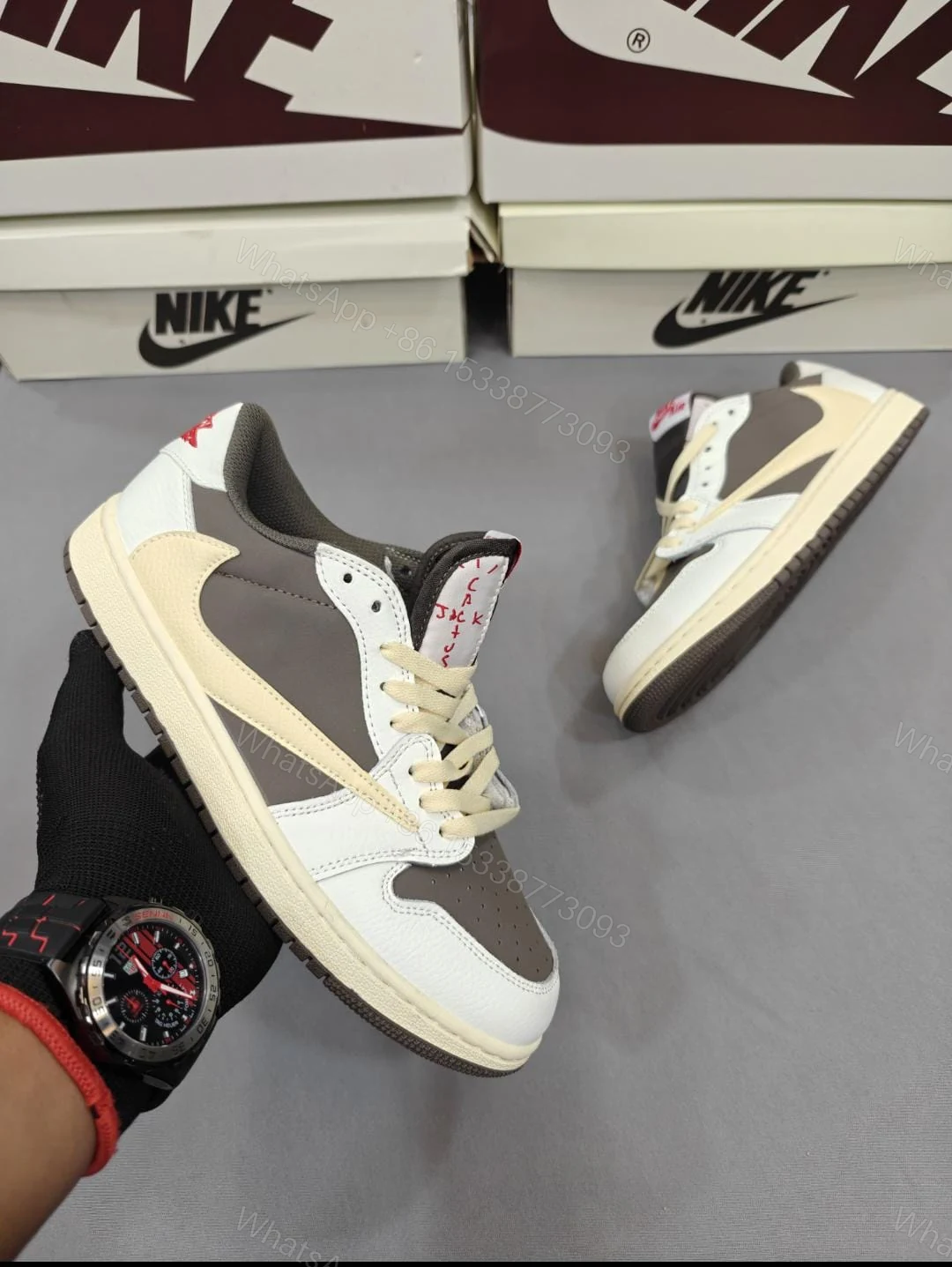 View 4 of First Copy Nike Air Jordan Travis Scott Low