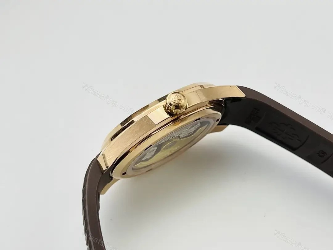 View 5 of Patek Philippe Aquanaut 5068 Rose Gold Brown Dial 5068R-001
