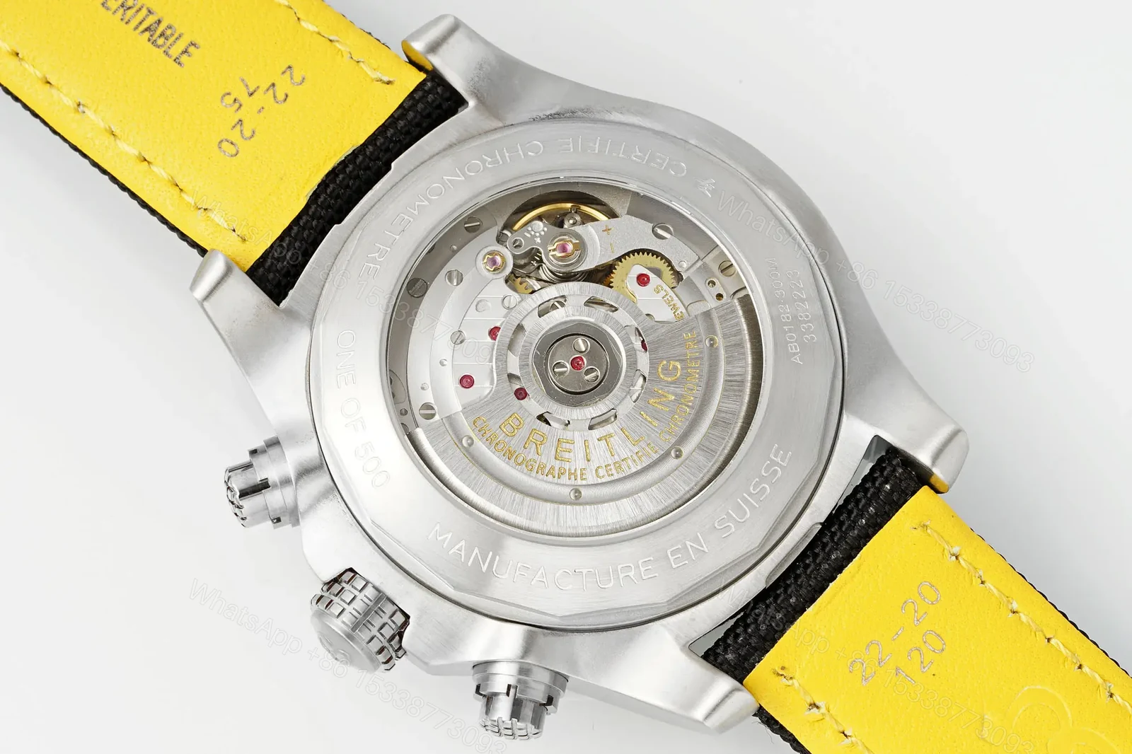 View 9 of Breitling Avenger B01 Chronograph 45 Stainless Steel Anthracite Black Strap – Folding AB01821A1B1X2