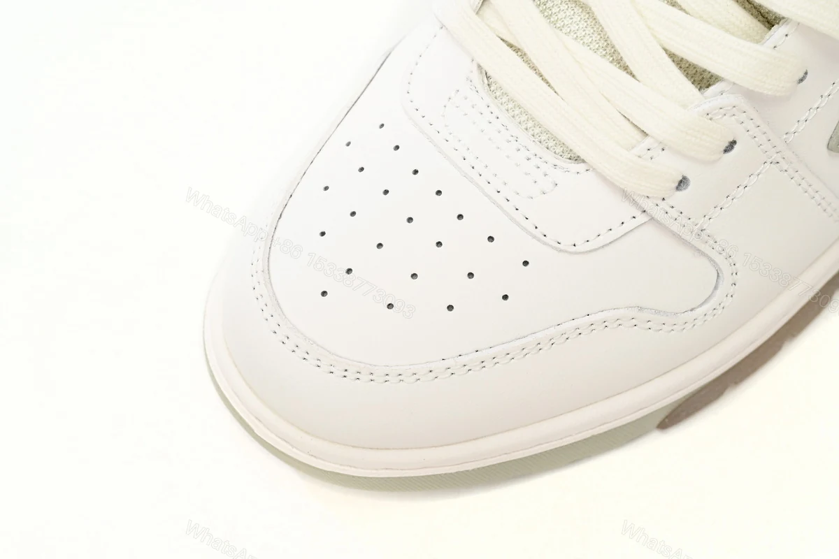 View 5 of OFF-WHITE Out Of Office "OOO" Low Tops White Grey 2021 OMIA189F21LEA0010161
