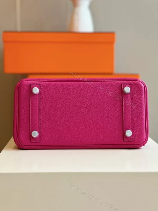 View 8 of HN 25 Pink Togo leather Palladium Hardware