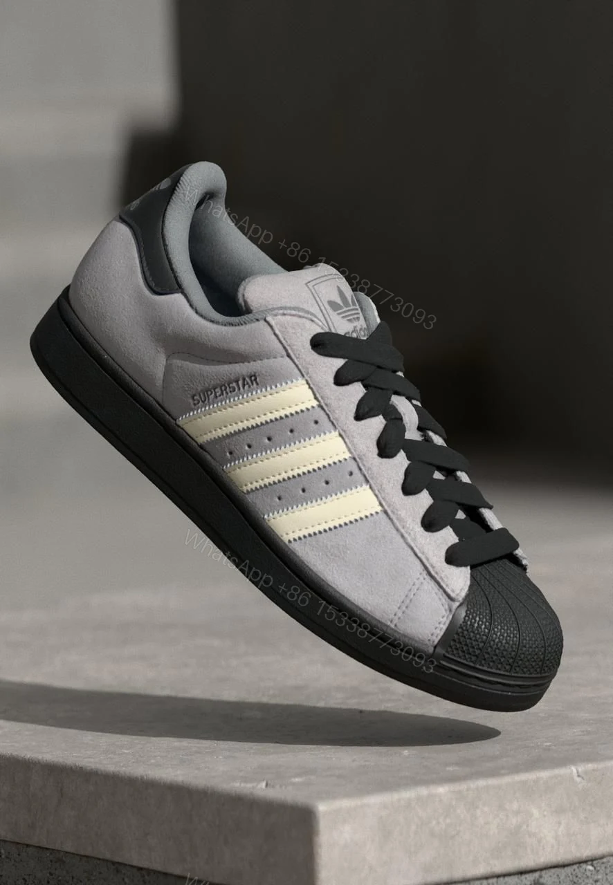 Adidas Originals Superstar First Copy Shoes — Grey | COD India — view 1