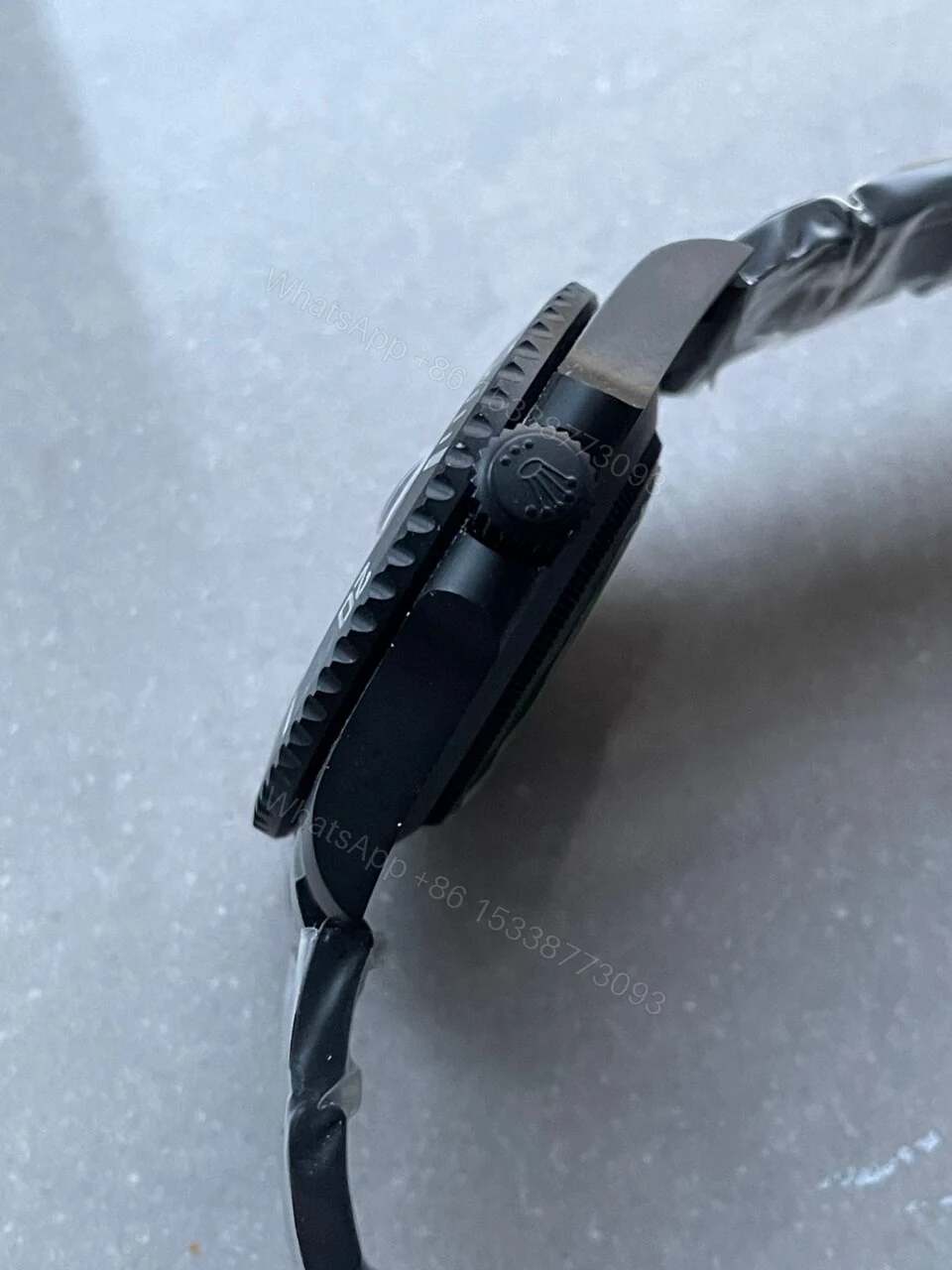 View 9 of VSF FACTORY 1:1 Rolex Submariner DiW 904L DLC Graduated Blue Dial VS3135