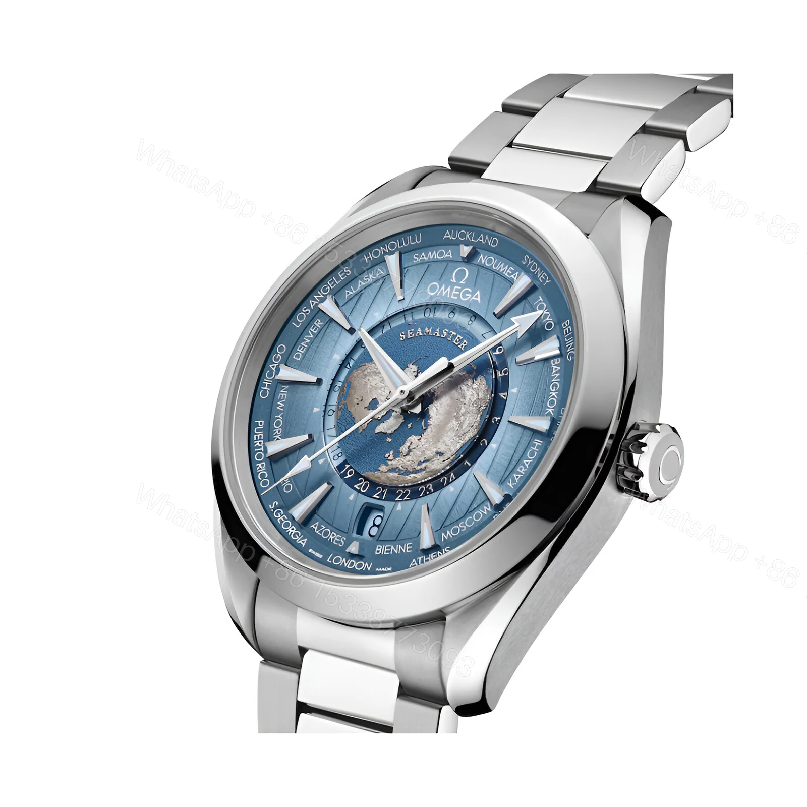 View 3 of Omega Seamaster Worldtimer Replica