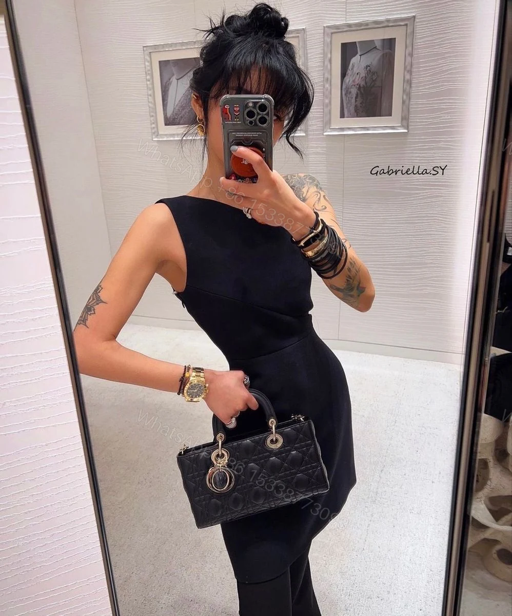 View 4 of Christian Dior Medium Lady D-Joy Bag In Lambskin First Copy | AAA+ Replica Designer Bag