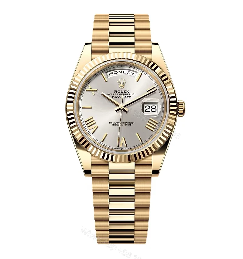 Superclone Rolex Day-Date Silver Dial 228238-0002 40 mm — view 1