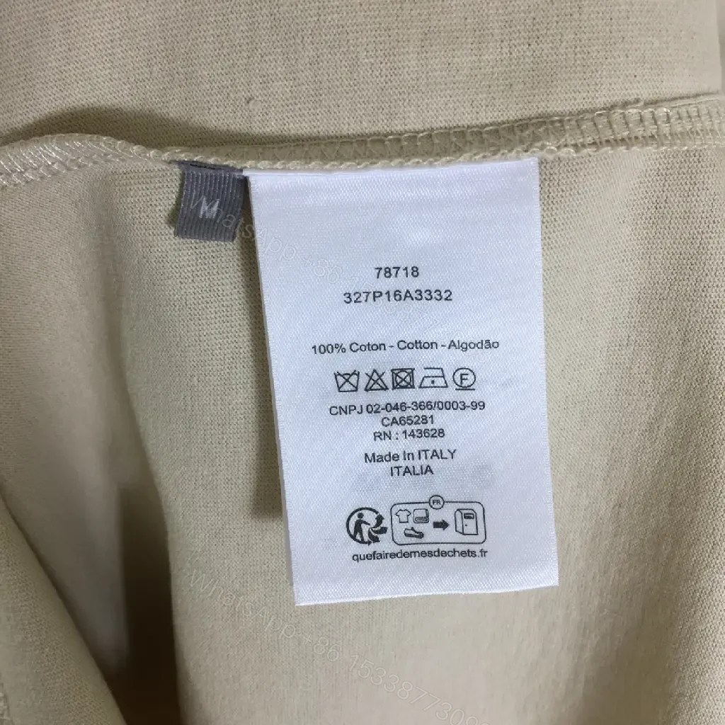 View 5 of Beige Knit Crewneck Tee: Subtle Luxury, Everyday Wear