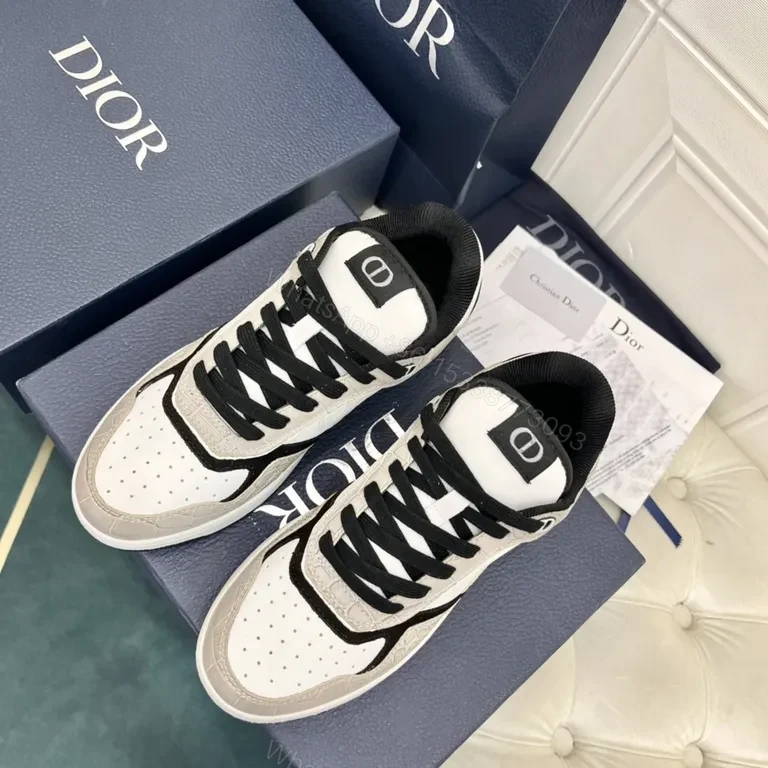 View 6 of Croc-Embossed Dior High-Top Sneakers: Luxury Texture, Street Presence