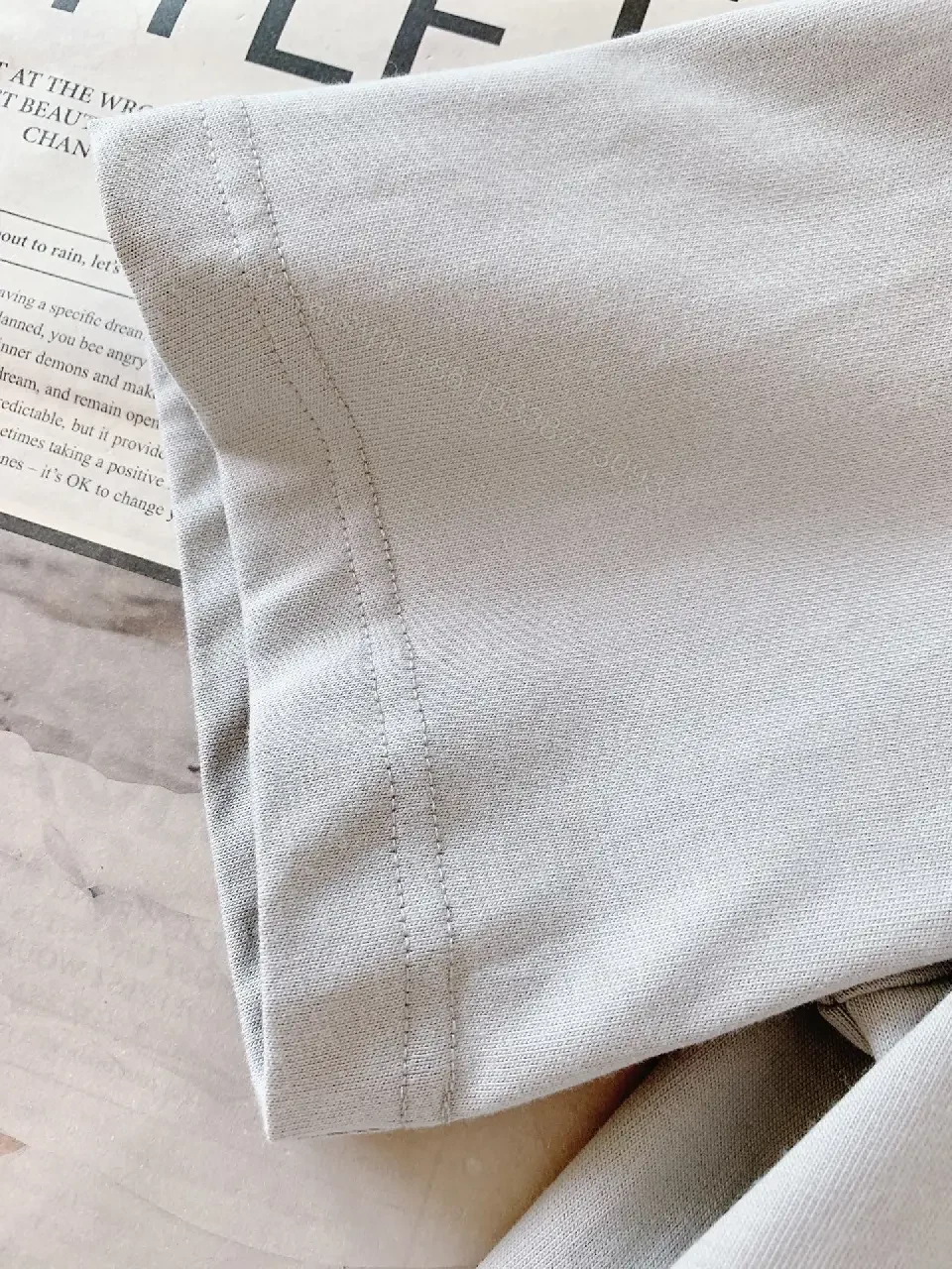 View 10 of Relaxed Tee + Premium Knit + Minimalist + Chest Patch Detail + T-Shirt