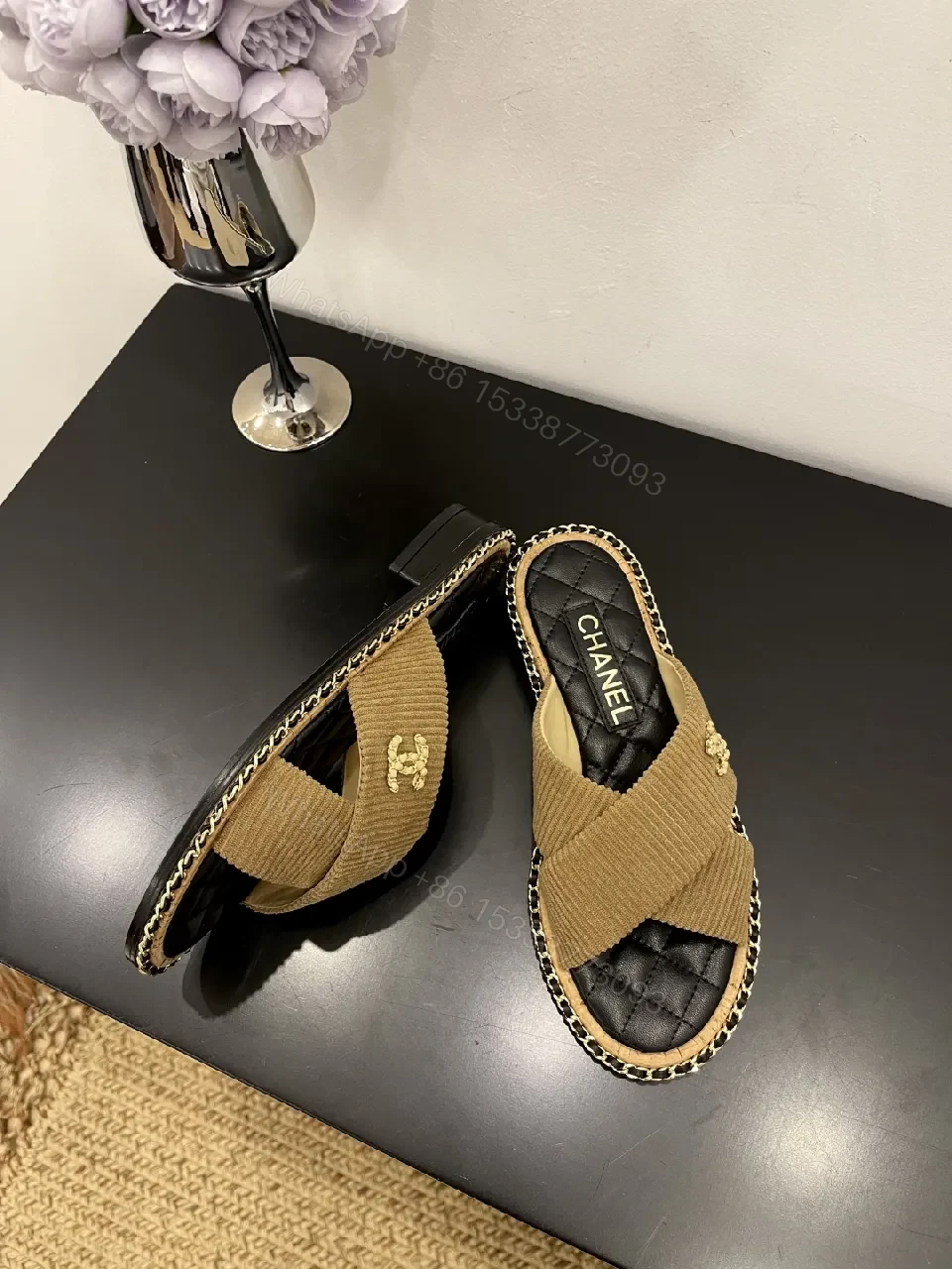 View 6 of Knit-Chic Slide Sandals: Textured Comfort, Luxe Everyday Style