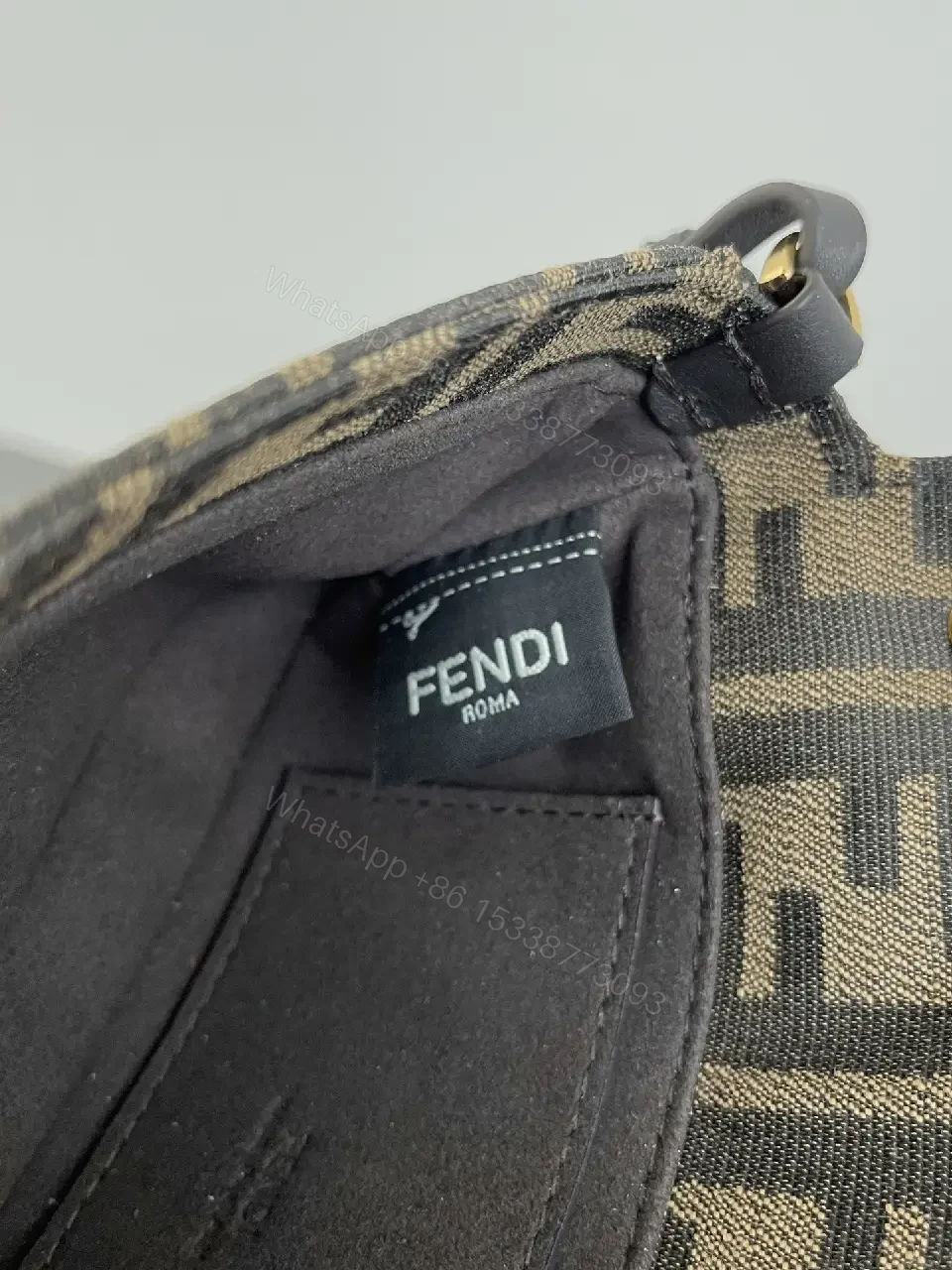 View 8 of Chic Monogram Crossbody Bag: Modern Texture, Compact Luxury