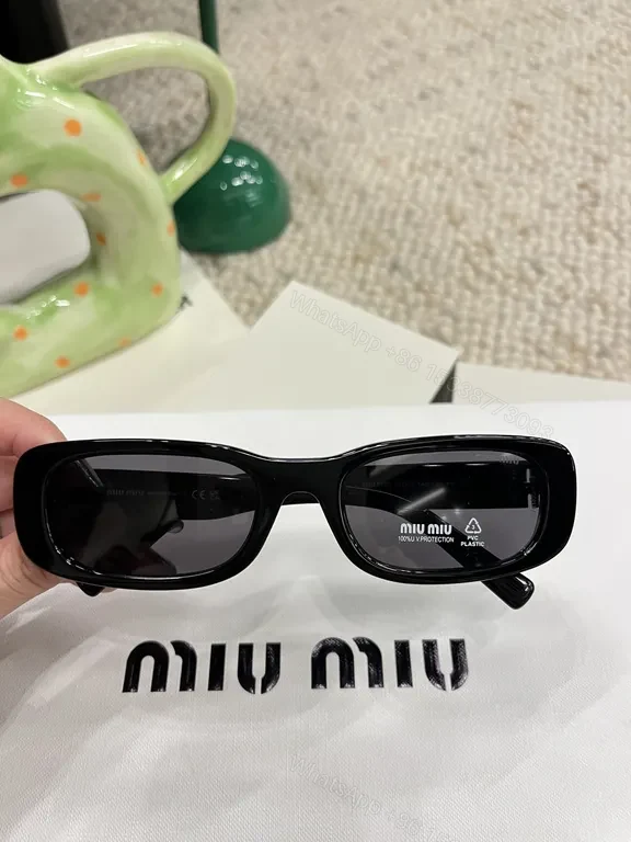 View 3 of Chic White Frames Sunglasses â€“ Modern Minimalist, Polarized UV