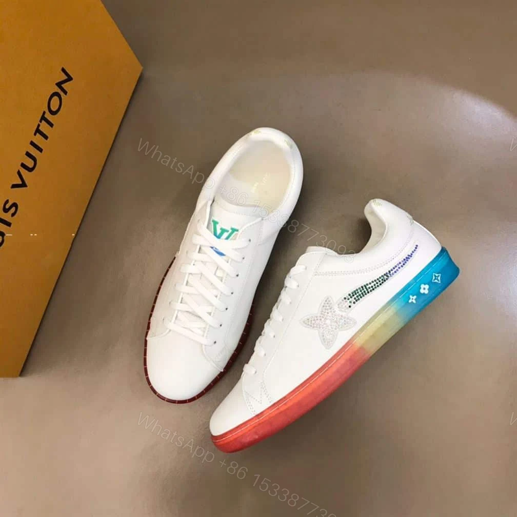 View 10 of Louis Vuitton Luxembourg Samothrace Trainers In White – LSVT275