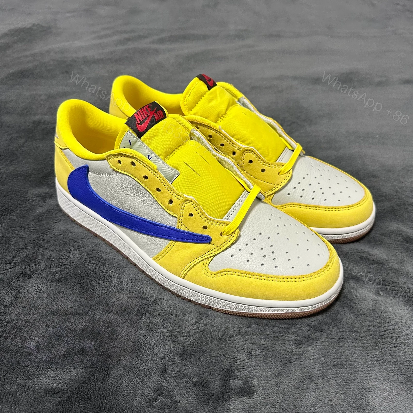 View 6 of Jordan 1 Retro Low OG SP Travis Scott Canary (Women's)