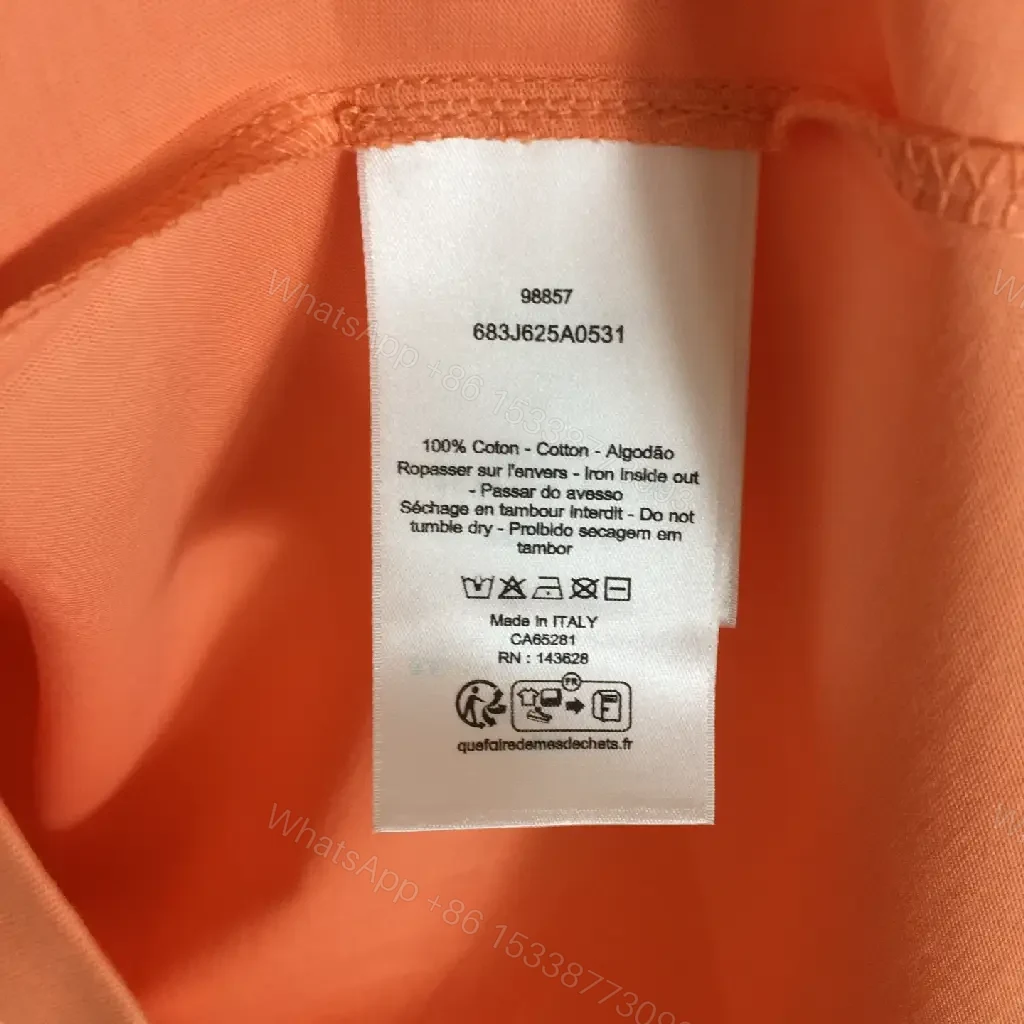 View 9 of Coral Cotton Tee — Minimal Dior Accent, Relaxed Fit, Breathable