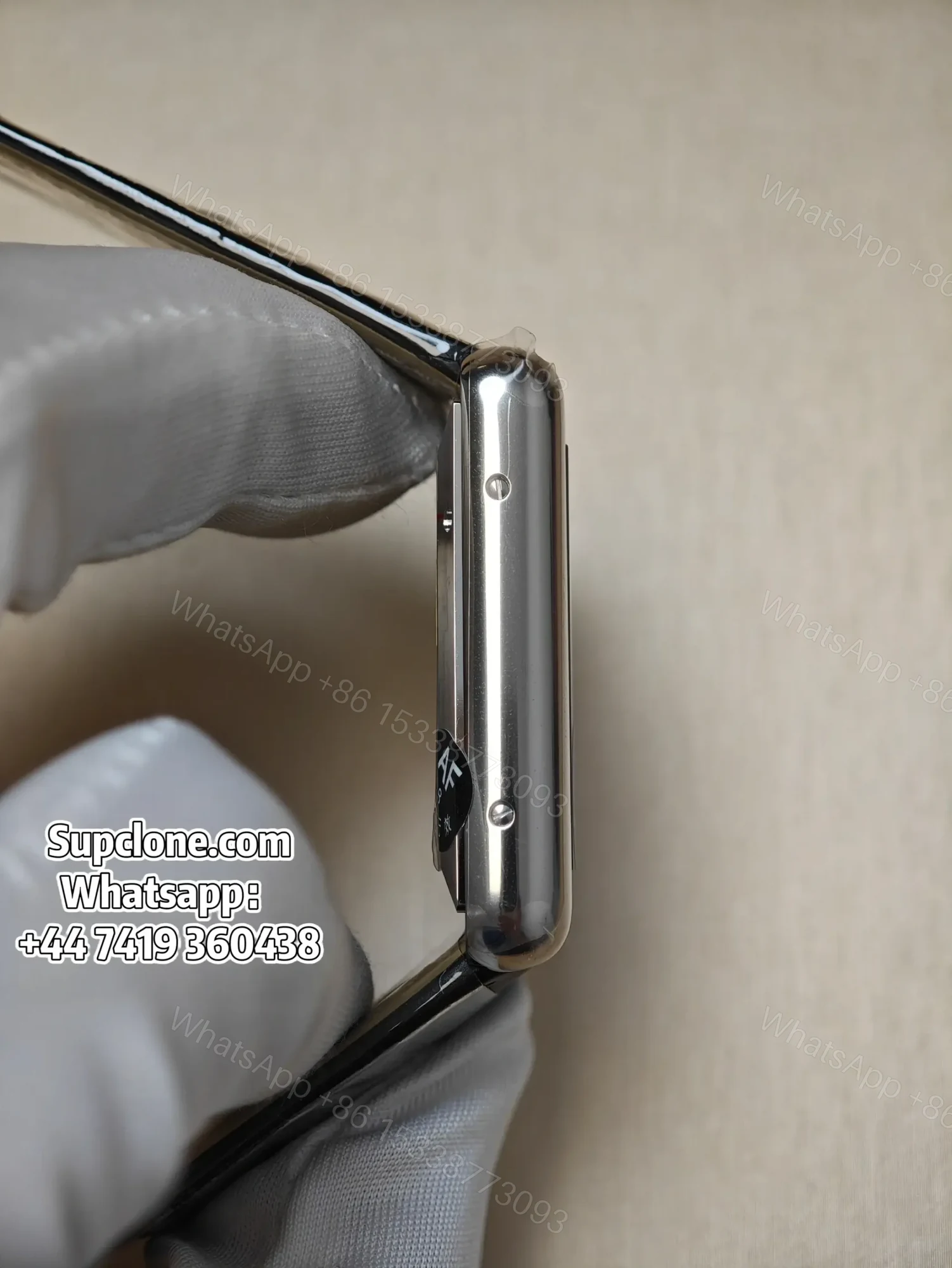 View 2 of Cartier Tank WSTA0141 41×31mm Super Clone Automatic Replica Leather Strap