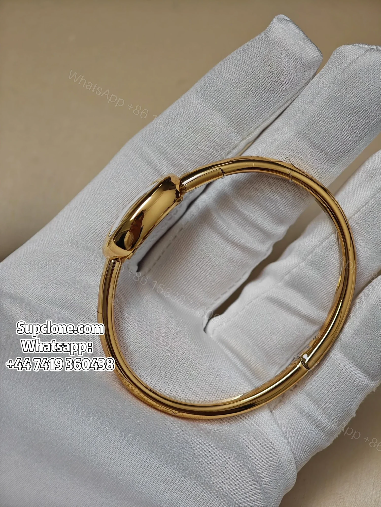 View 5 of Cartier Super Clone Watches 1:1 Baignoire WGBA0018 Gold Bangle Small