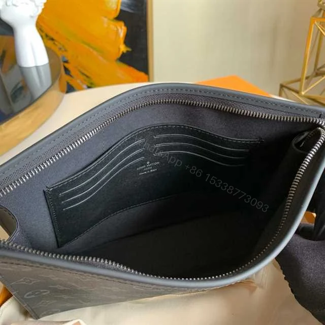 View 4 of LOUIS VUITTON POCHETTE VOYAGE MM MONOGRAM ECLIPSE M61692