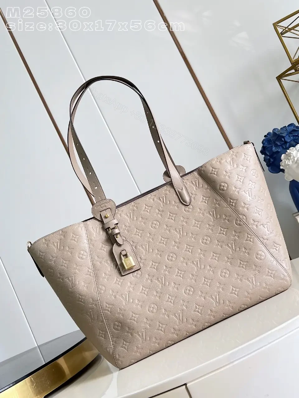 View 6 of Chic Monogram Tote: Structured Luxury, All-Day Versatility