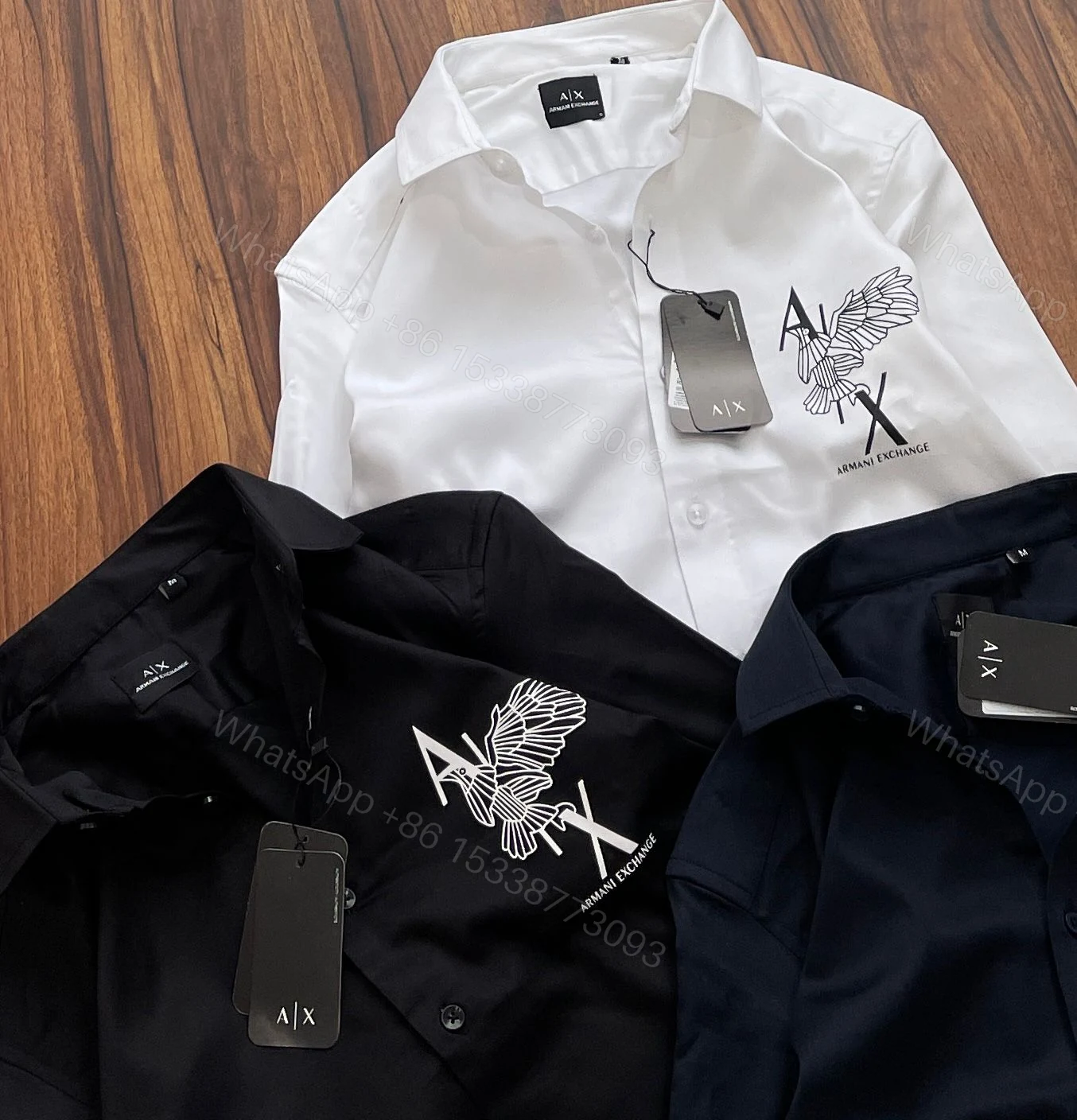 View 3 of First Copy Armani Exchange Premium Cotton Shirts for Men
