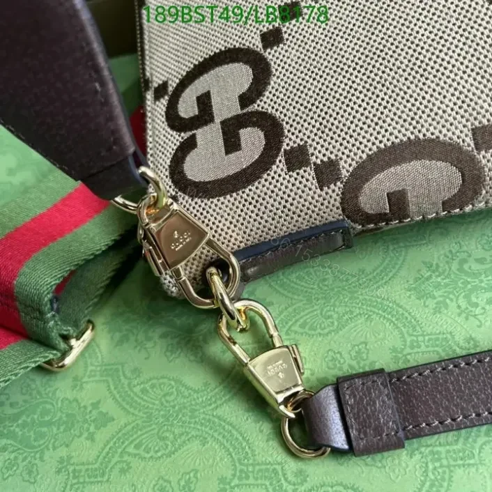View 5 of Gucci Beige Replica Jumbo GG Messenger Bag – Inspired 1:1 Luxury