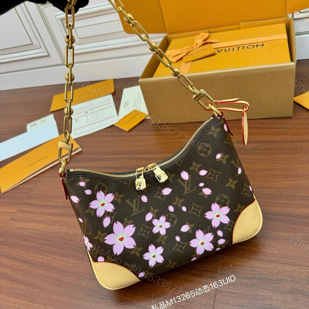 Louis Vuitton x Takashi Murakami Cherry Blossom Boulogne PM bag — view 1