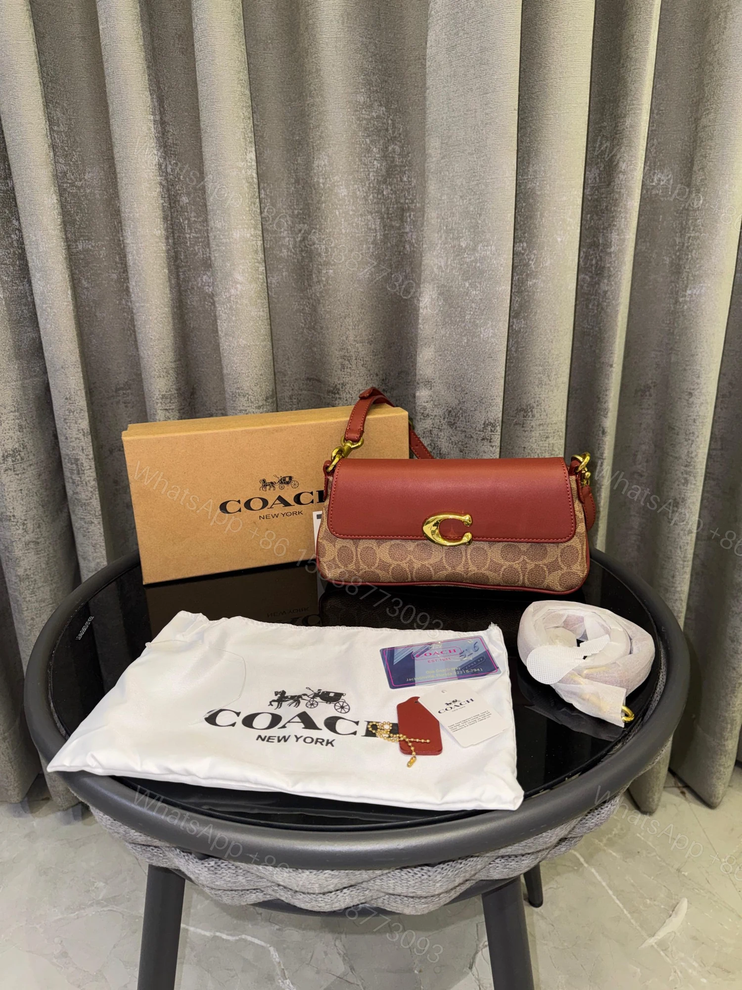 View 2 of Coach Jet Shoulder Bag First Copy | AAA+ Replica Designer Shoulder Bag