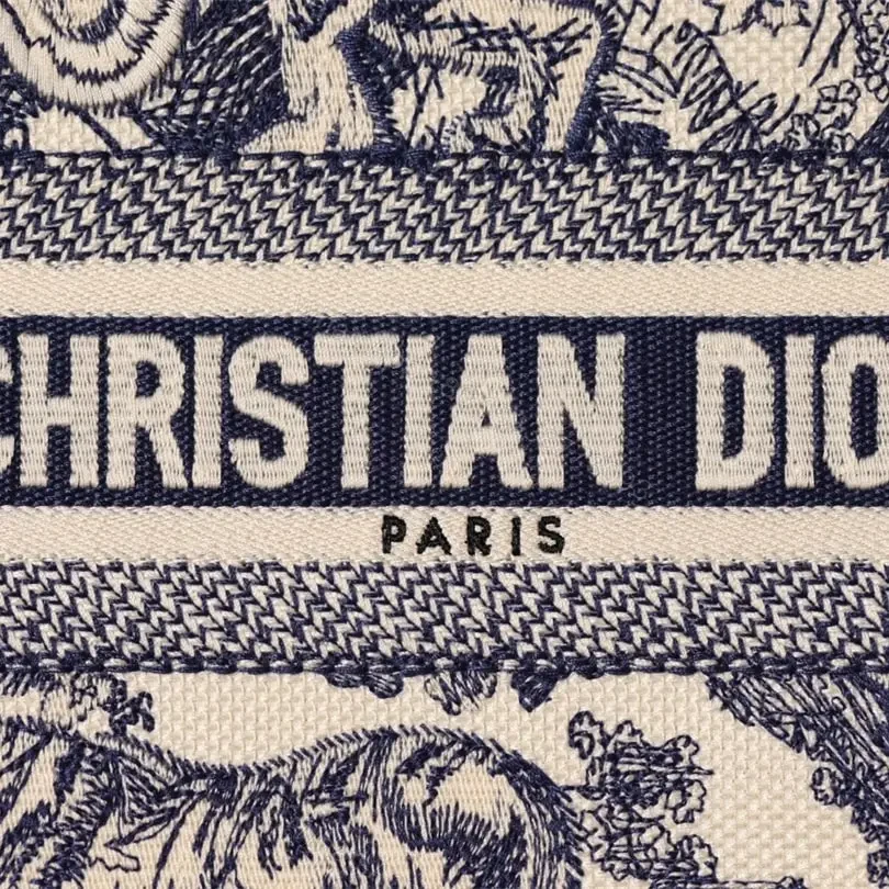View 10 of 高仿Dior*BookTote系列藍色茹伊手袋S