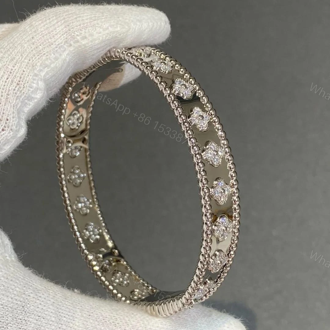 View 2 of VCA Perlée clovers bracelet