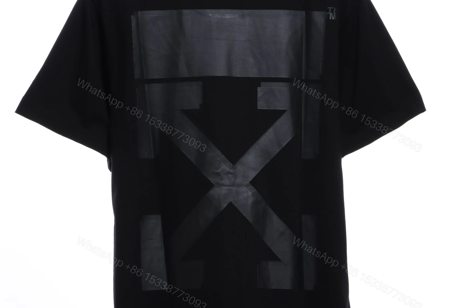 View 3 of Off-White Overlapping Arrow Pattern T-Shirt