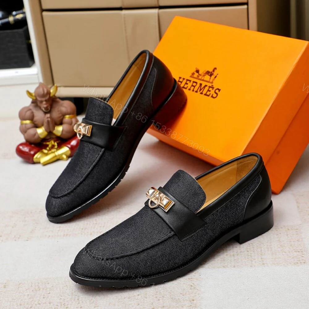 View 4 of Hermes Blaise Loafer Black
