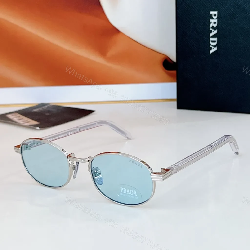 Ice-Blue Mirror Metal Sunglasses, Effortless Chrome Style — view 1
