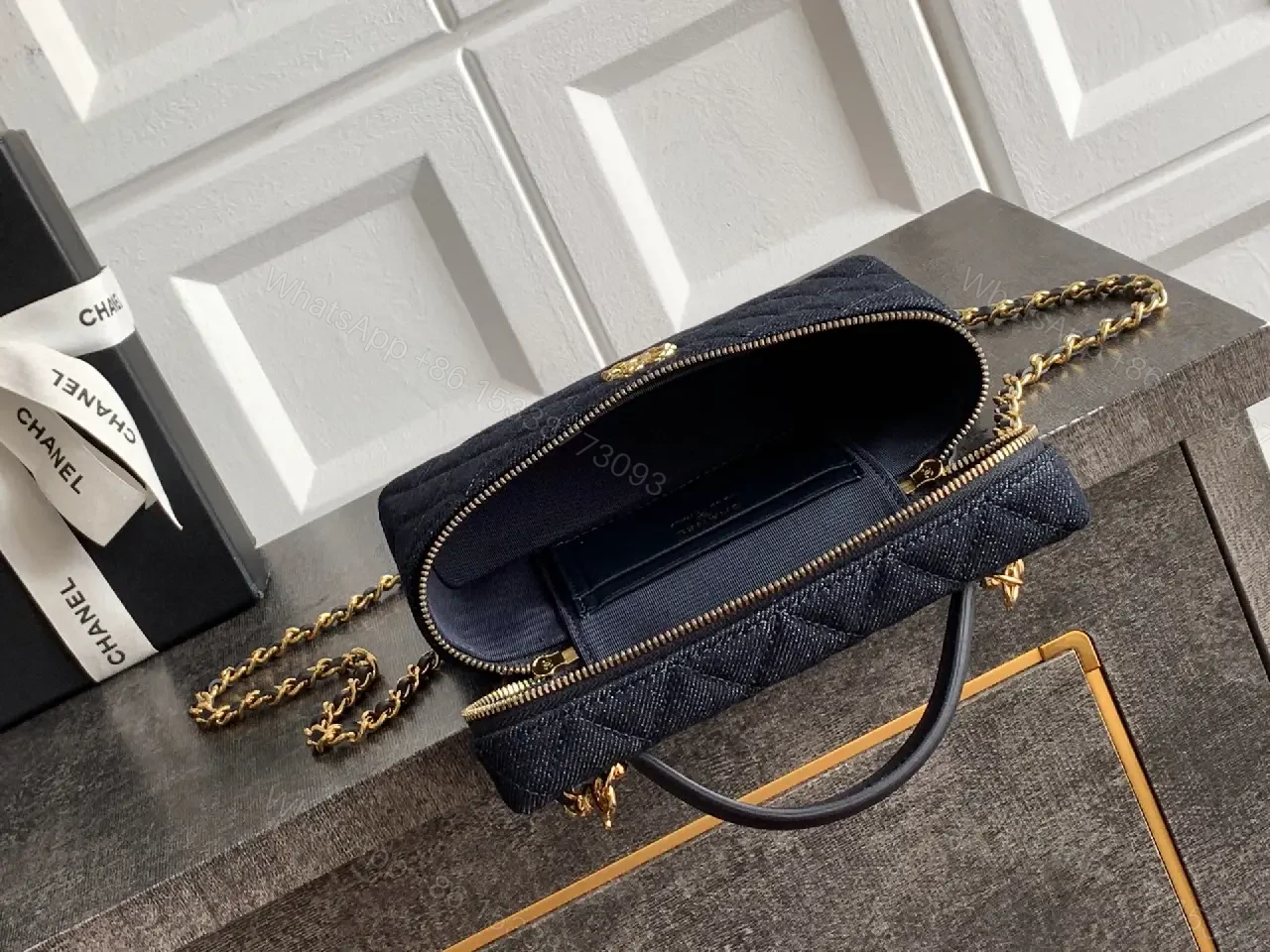View 2 of Quilted Mini Bag with Chain Strap – Everyday Luxury