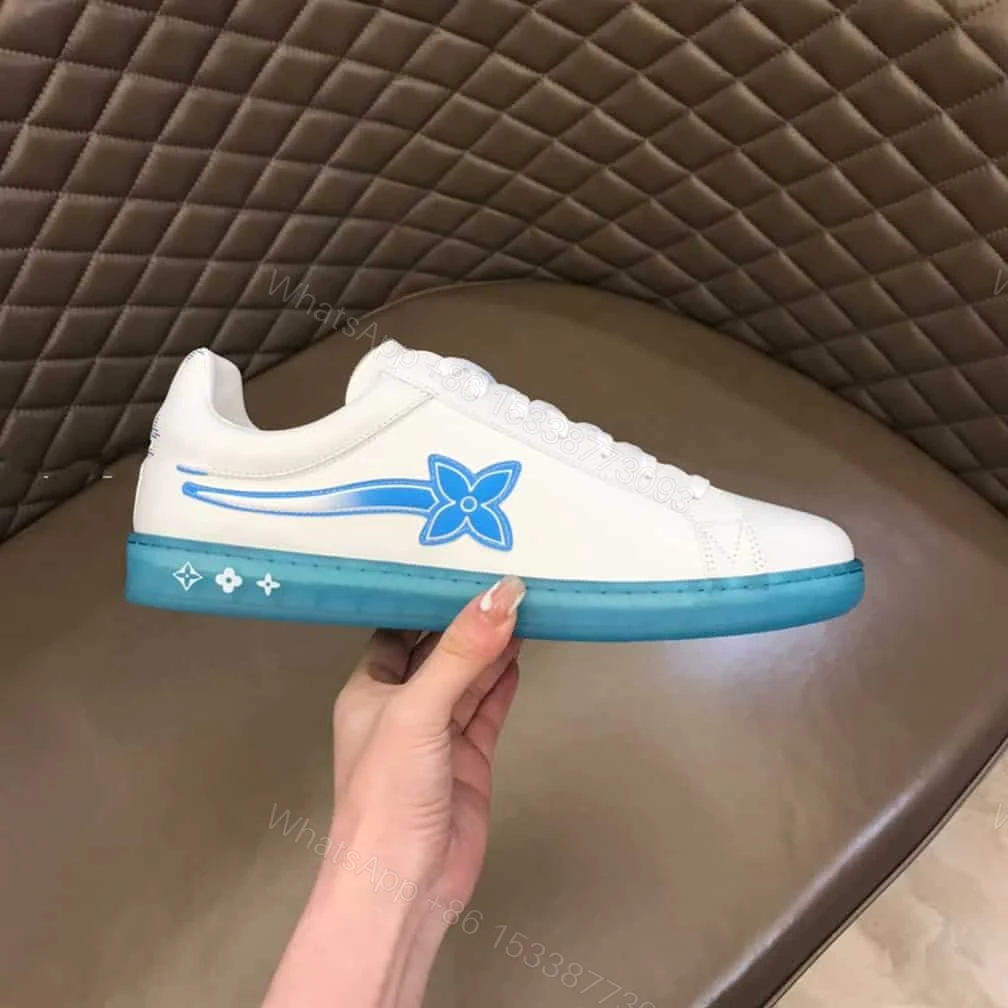 View 2 of Louis Vuitton Luxembourg Samothrace Trainers In Marine – LSVT276