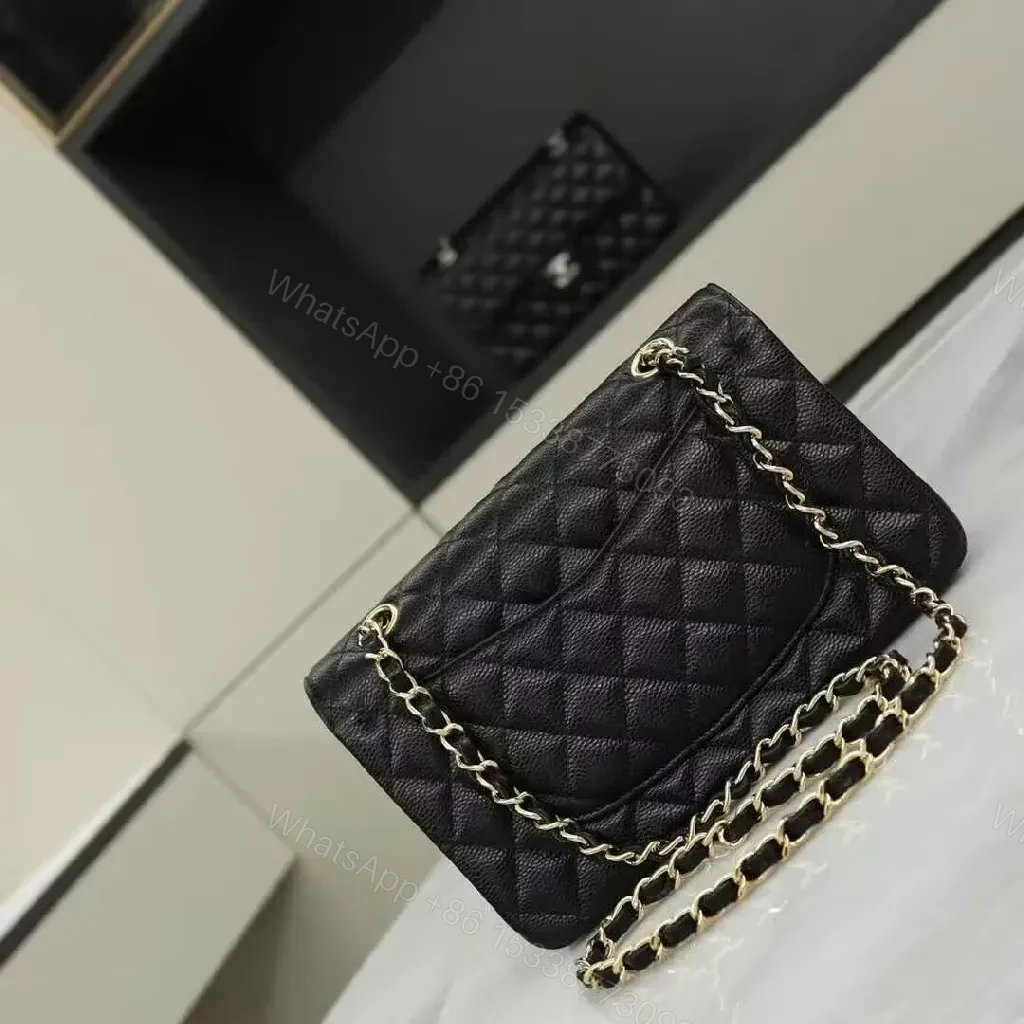 View 4 of Quilted Leather Black Bag: Gold Chain, Turn-Lock Flair, Compact Flap Shoulder Bag