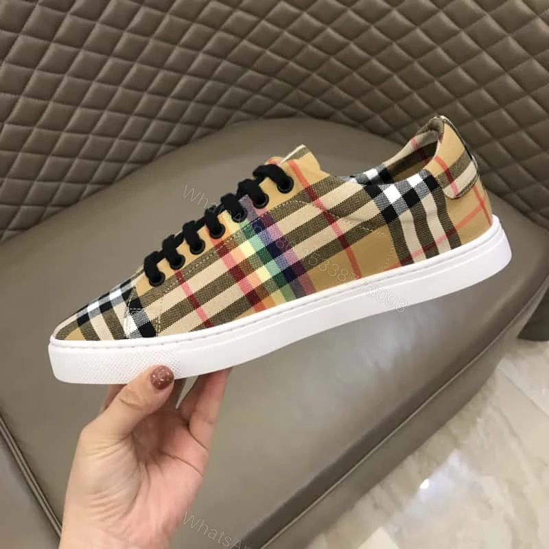 View 8 of BURBERRY RAINBOW VINTAGE CHECK TRAINERS – BBR15