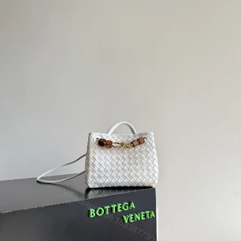 View 3 of Textured White Bottega-Inspired Mini Bag: Elevates Everyday Luxury