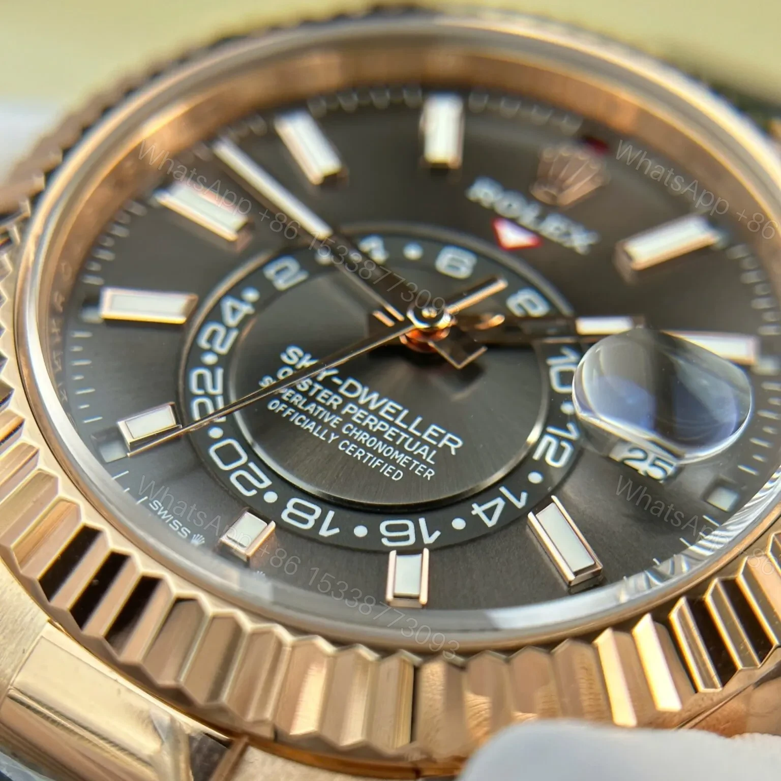 View 9 of Superclone Rolex Sky-Dweller Slate Dial 336235