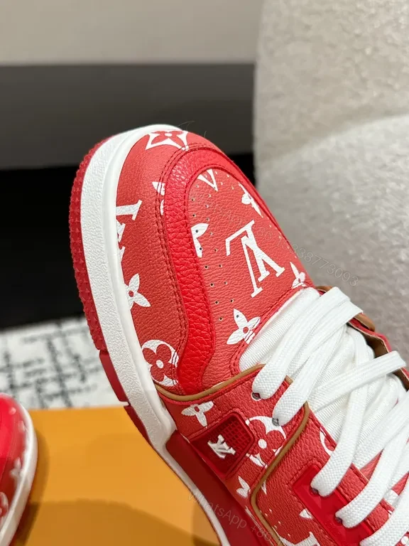View 2 of Bold LV Monogram High-Tops: Luxury Streetwear Sneakers