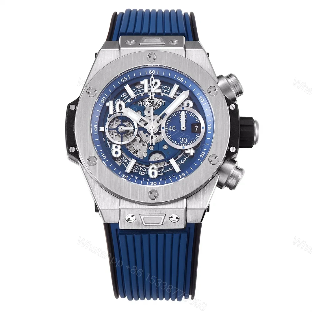 Hublot HB3 Big Bang Red Replica 45MM Ceramic Case & Red Rubber Strap RG-HUBLOT-BB-RED-CER-RUB-45 — view 1