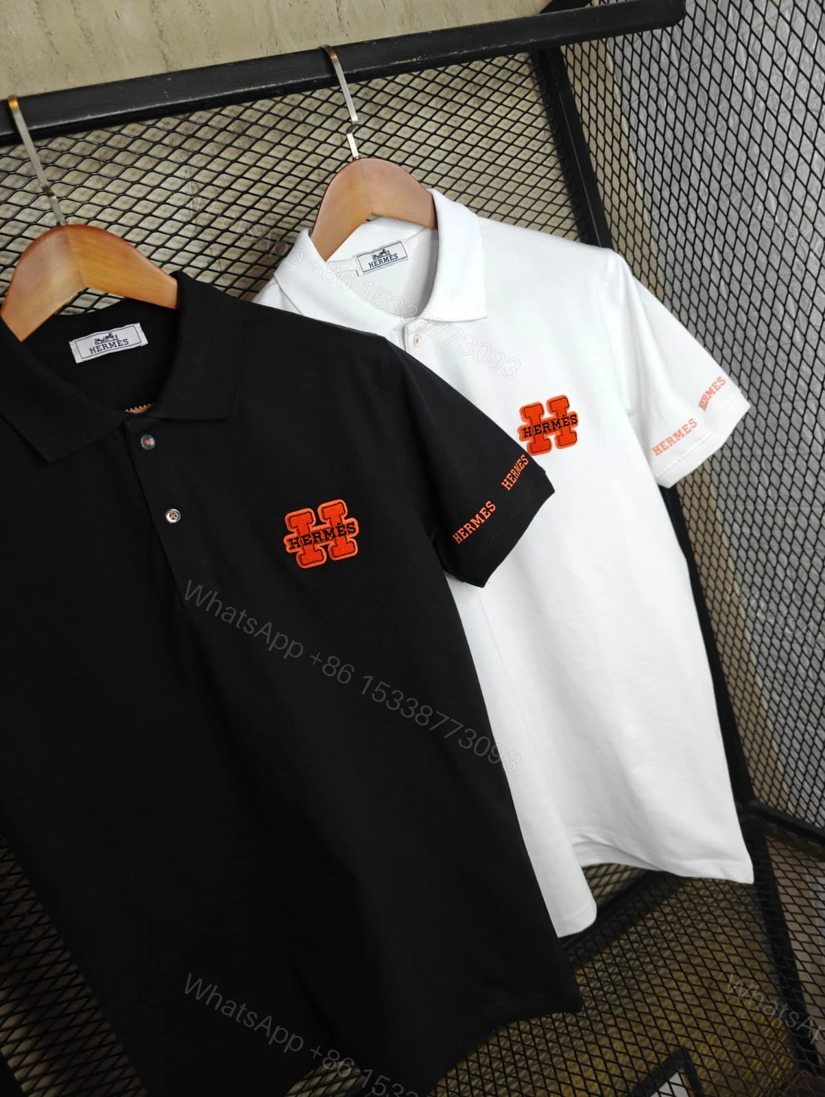 View 5 of FIRST COPY HERMES IMPORTED SUMMER COLLAR POLO T-SHIRT