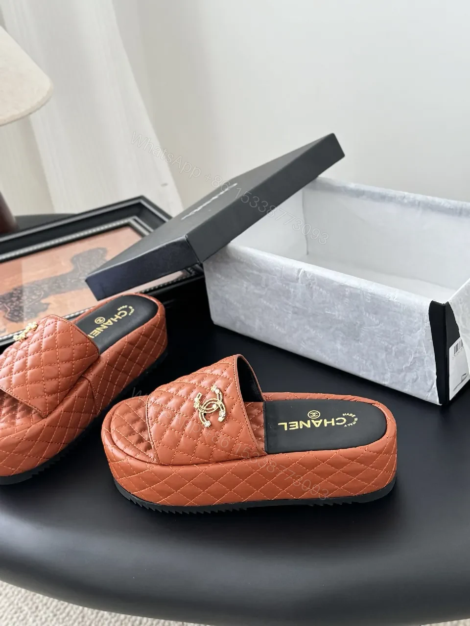 View 5 of Quilted Leather Mule: Luxe Comfort, All-Day Wear